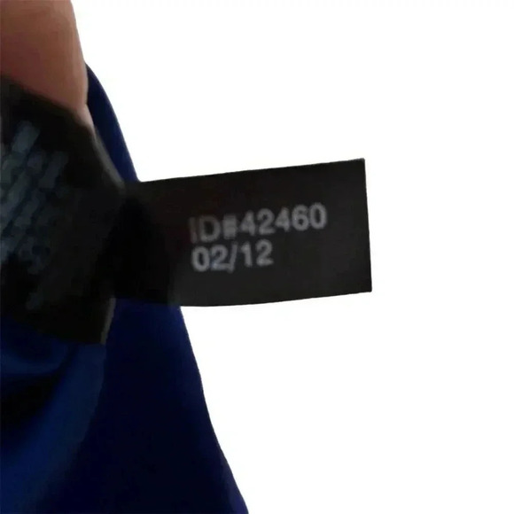 Express Women's Strapless Faux Wrap Dress Size 8 Royal Blue Formal Elegant - Picture 4 of 11